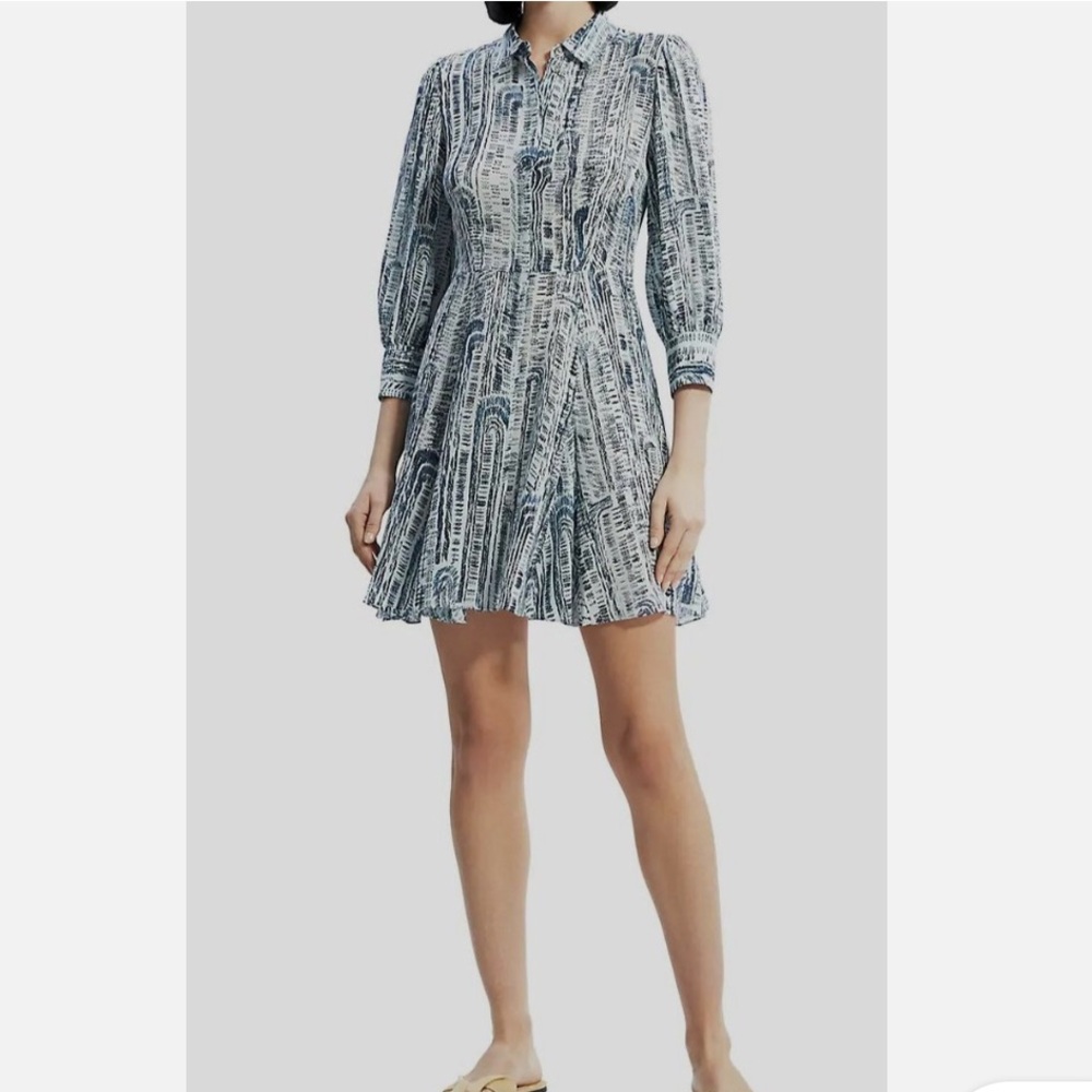 Theory VOL Silk Shirtdress, Size 4